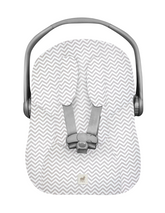 Funda Protectora para Portabebé Chevron Gris